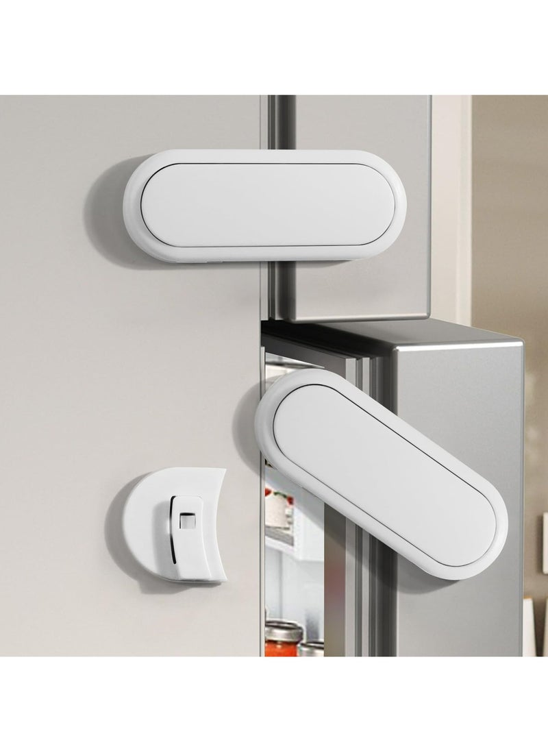 Oasisgalore 8 Pack Baby Safety Cabinet Locks - Child Proof for Drawers, Cupboards, Fridge, Freezer & Closet  - Image 1