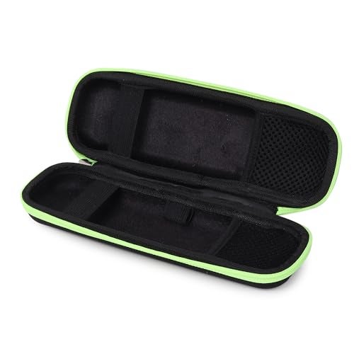 GadgetBite Black Hard Pencil Case EVA Hard Shell Pen Case Holder for Executive Fountain Pen and Stylus Touch Pen (Small)-Green - Image 2