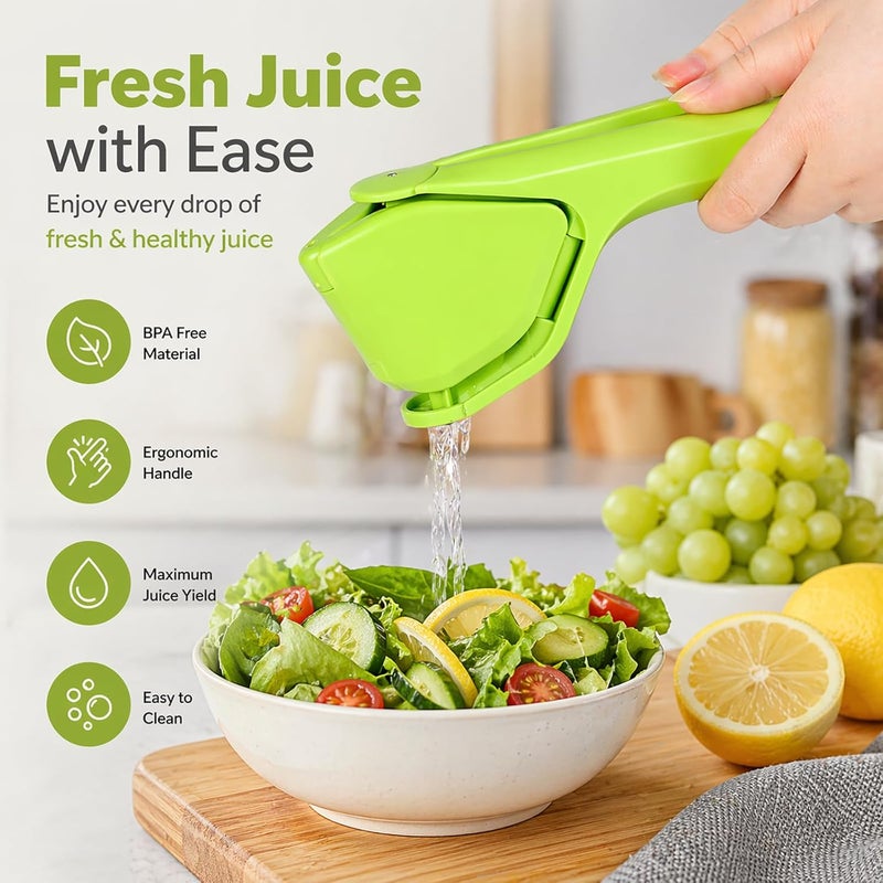 ToGeeKa Lemon Squeezer, Effortless Manual Flat Lime Juicer Squeezer, Hand Citrus Press, Folds Design For Saving Space Storage, Easy to Make Juice From Lemon, Lime, Cirtus, Orange, Fruits - Image 4