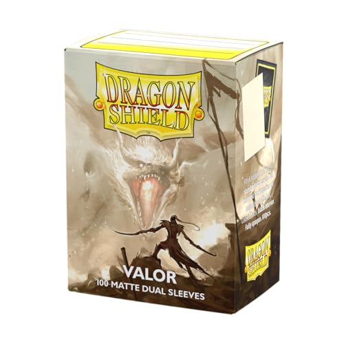 Dragon Shield Matte Dual Standard Size Card Sleeves 100 CT Smooth Tough Premium TCG Sleeves Compatible with Pokemon Flesh Blood One Piece Magic The Gathering Valor - Image 1