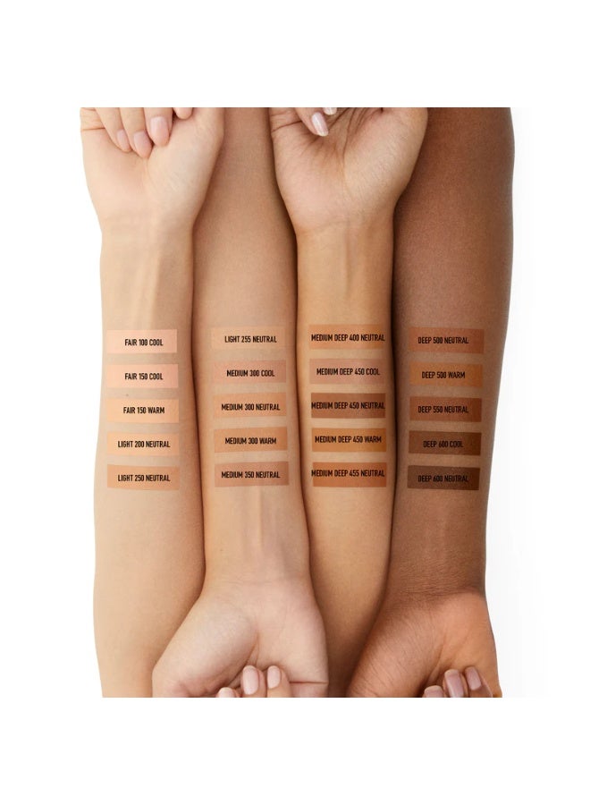 خافي عيوب bareMinerals BAREPRO يدوم 16 ساعة، لون مطفي داكن 550، لون محايد، مع عامل حماية من الشمس SPF 25، 7.5 مل - Image 3