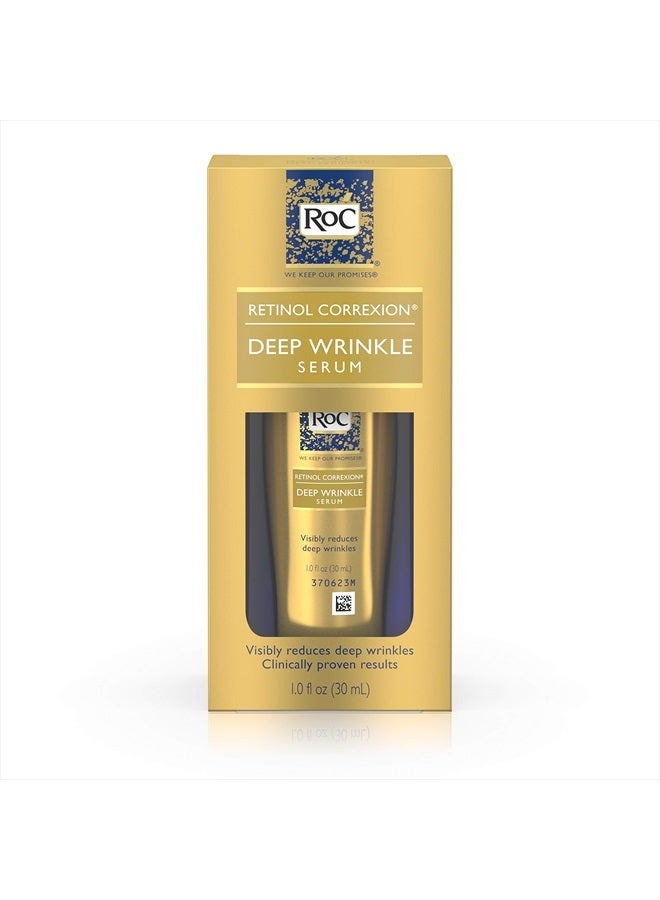 RoC Retinol Correxion Deep Wrinkle Facial Serum, Anti-Wrinkle Treatment Made with Retinol, 1 fl. oz - Image 2