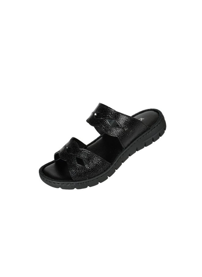Josef Seibel 071-2229 Josef Seibel Ladies Casual Flat Sandals 93466 Black  - Image 3