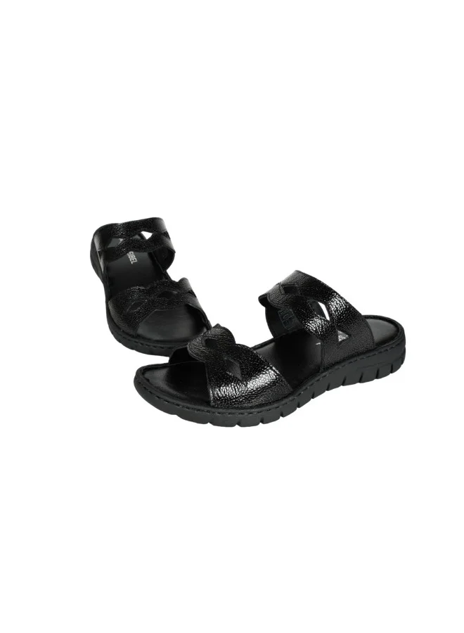 Josef Seibel Black 071-2229 Josef Seibel Ladies Casual Flat Sandals 93466 Black for Women | Best Price UAE