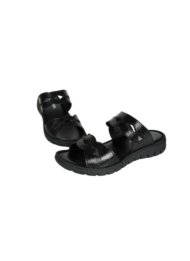Josef Seibel 071-2229 Josef Seibel Ladies Casual Flat Sandals 93466 Black  - Image 2