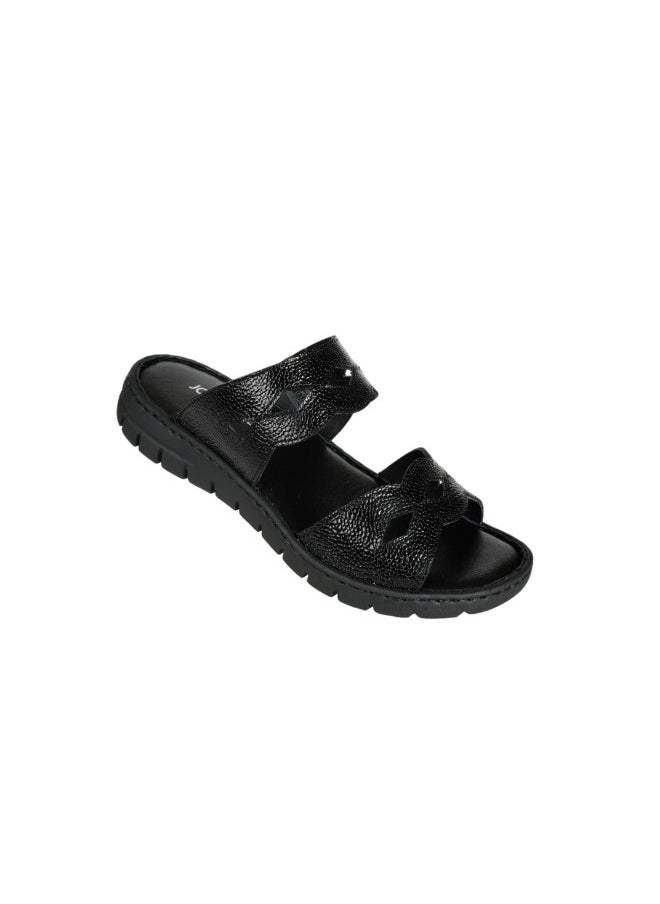 Josef Seibel 071-2229 Josef Seibel Ladies Casual Flat Sandals 93466 Black  - Image 1