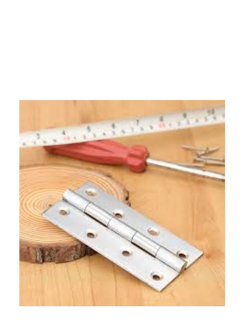 KNP Mild steels Hinges With 2mm Thick Screw Pack of 2pcs 3" - Image 1