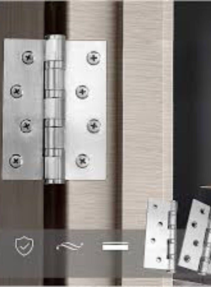 KNP Mild steels Hinges With 2mm Thick Screw Pack of 2pcs 3" - Image 2