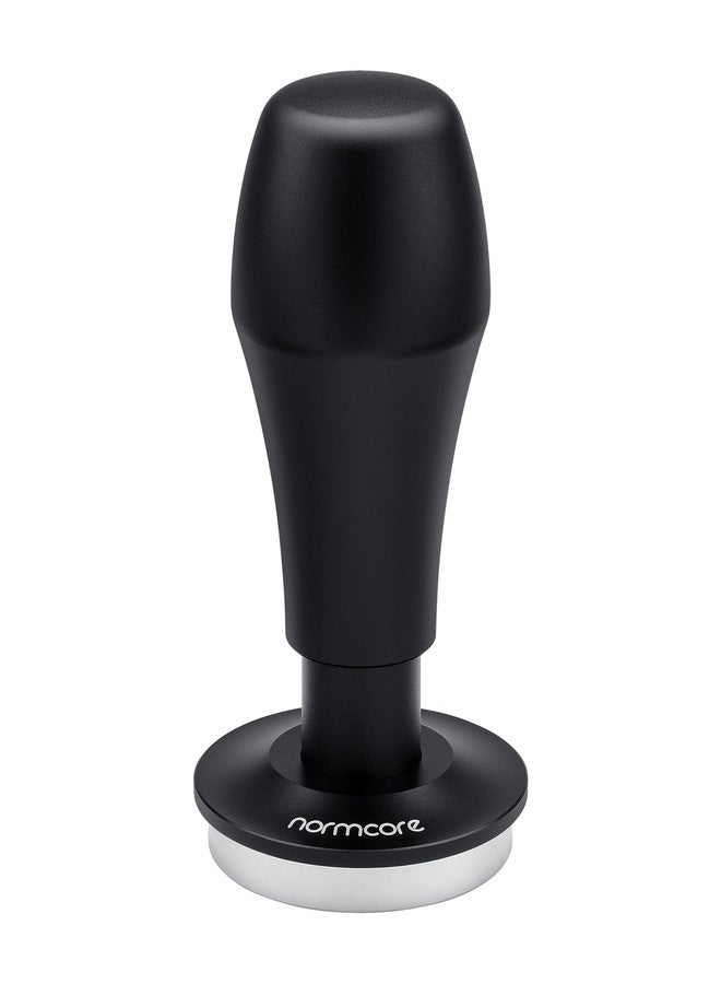Normcore 51mm Coffee Tamper V4.1 with Click Sound Feedback, Spring Loaded Tamper Fit Delonghi Portafilter, 304 Stainless Steel Flat Base, Anodized Aluminum Handle with Silicone Stand, Black - Image 5