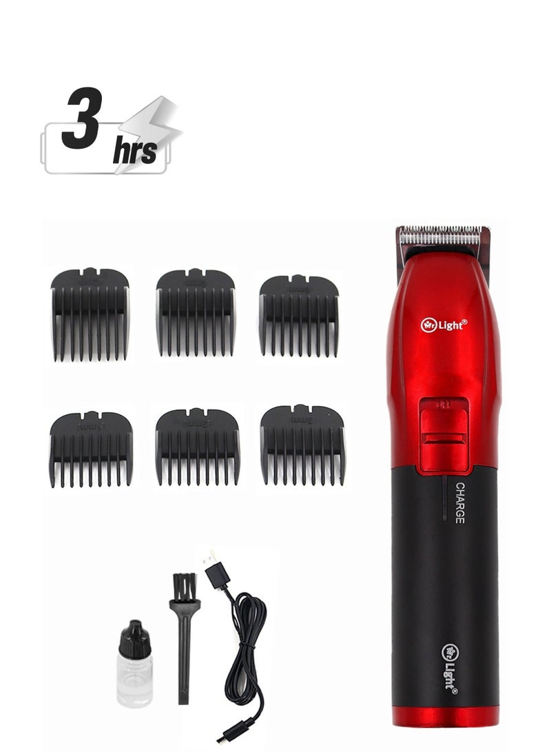 Mr. Light Trimmer Series Hair Trimmer For Face Hair And Ultra Close Beard Trimmer For Maintaining Beard Moustaches And Shaping Hairstyles 3 Hours Working Time With 6 Combs - Image 1