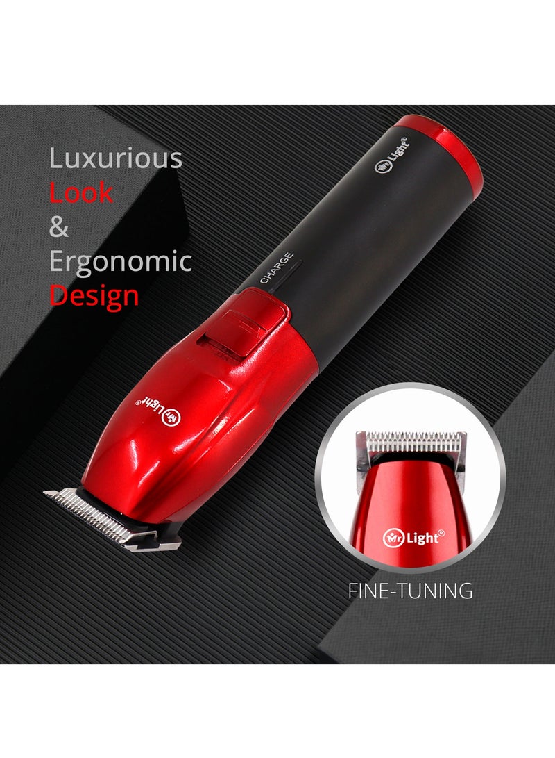 Mr. Light Trimmer Series Hair Trimmer For Face Hair And Ultra Close Beard Trimmer For Maintaining Beard Moustaches And Shaping Hairstyles 3 Hours Working Time With 6 Combs - Image 3