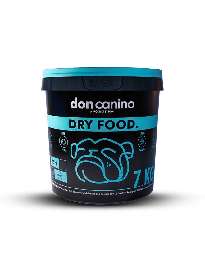 طعام جاف للكلاب سمك 7 كجم