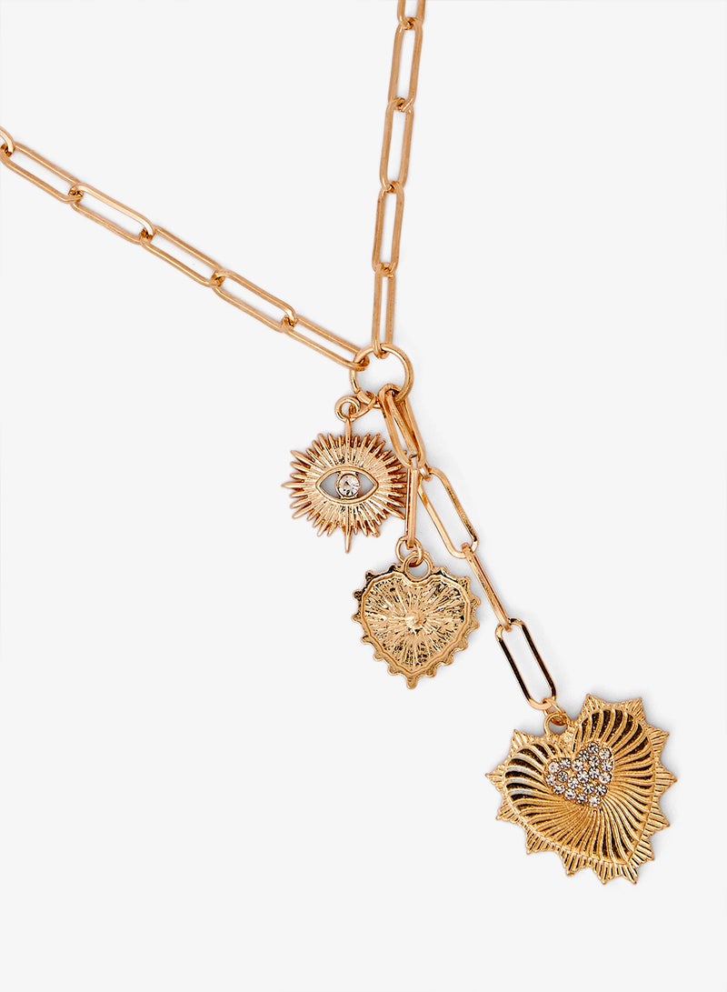 ELLA Long Beaded Neck Chain - Image 1