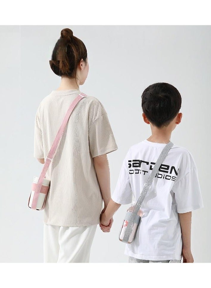 حزام زجاجة مشروب محمول للخروج الترمس كوب كم كروس بودي يمكن حمله على زجاجة ماء للأطفال مع حبل - Image 2