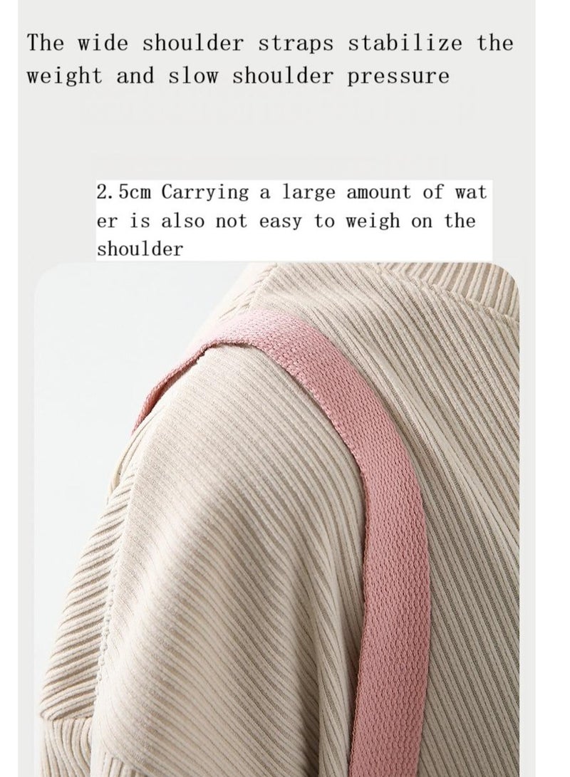 حزام زجاجة مشروب محمول للخروج الترمس كوب كم كروس بودي يمكن حمله على زجاجة ماء للأطفال مع حبل - Image 3