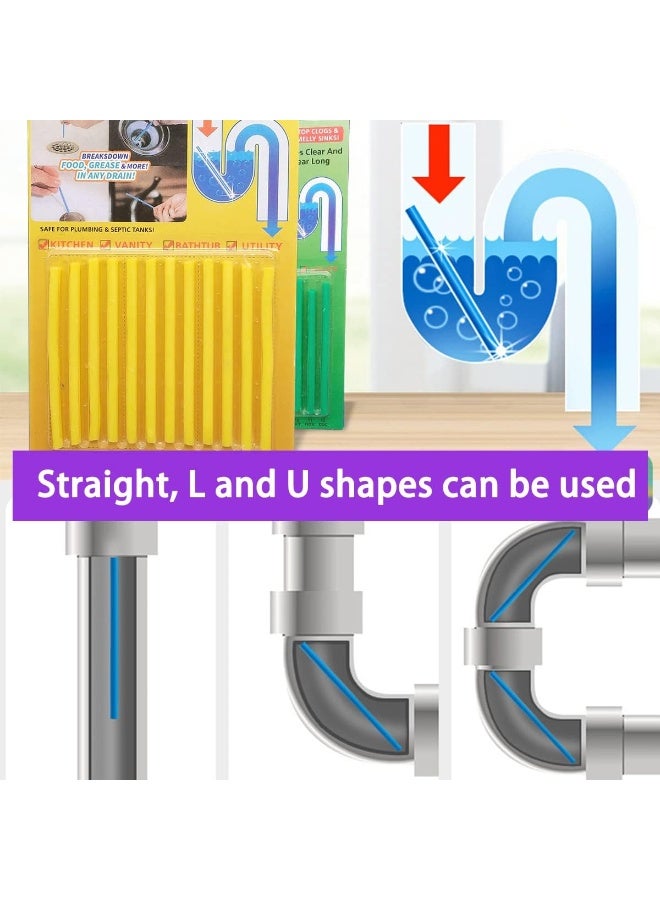 ECVV عصي تصريف ECVV منظف التصريف 72 قطعة عصي مزيل الروائح - Image 5