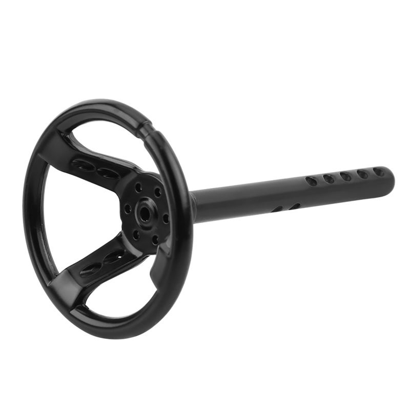 RC Steering Wheel: 1/10 Scale - Easy To Install And Remove Universal Steering Wheel for 1/10 Scale RC Crawler Car RC Replacement Parts - Image 3