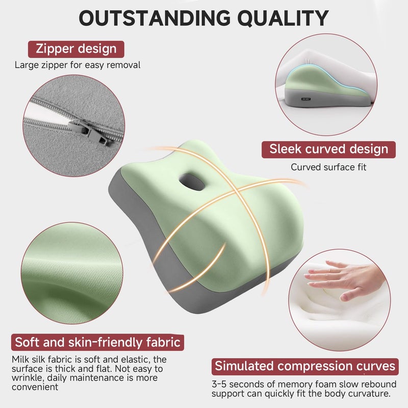 GDLKPS Adult and Teenage Bed Reading Pillow, Seated Support Cushion Sofa/Floor Seating Aid, suitable for relieving heartburn, acid reflux, back pain, and neck pain, while providing reading height support. - Image 5