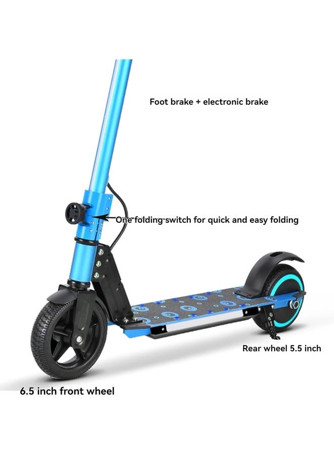 Beauenty Electric Scooter With Dual Brake System, Portable Foldable Electric Scooter With Display And Light, Lightweight And Easy To Carry, Max 12 km/h Speed, Max 14 km Travel Distance - Image 4