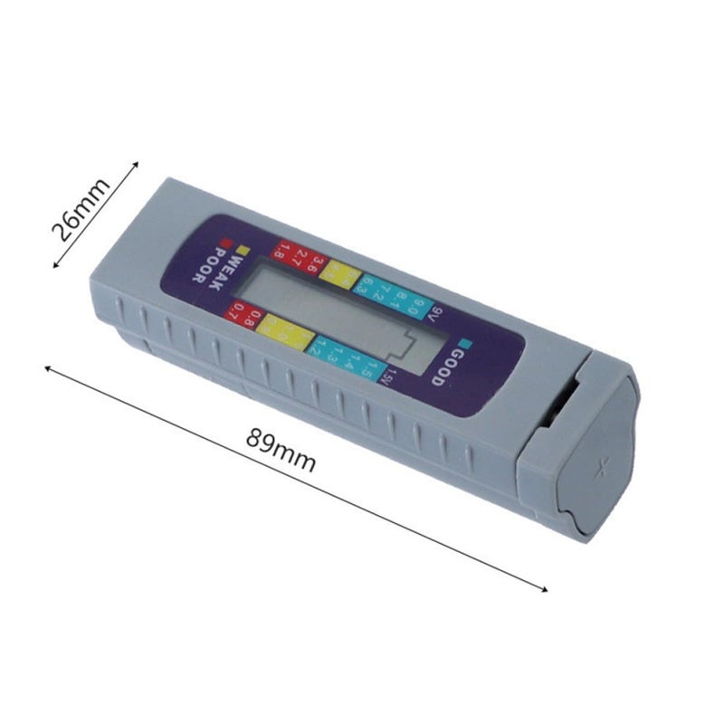 Digital Battery Tester Power Supply Meter Portable AAA AA 1 5V 9V Battery Capacity Checker - Image 4