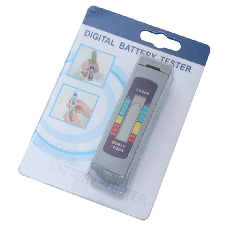 Digital Battery Tester Power Supply Meter Portable AAA AA 1 5V 9V Battery Capacity Checker - Image 3