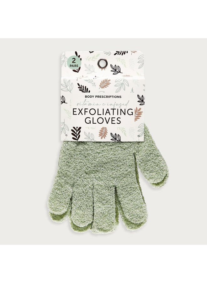 Body Prescriptions - Exfoliating Body Scrub – Body Cleanser for Nourished, Ultra-Smooth Skin, Exfoliating Gloves - Image 1