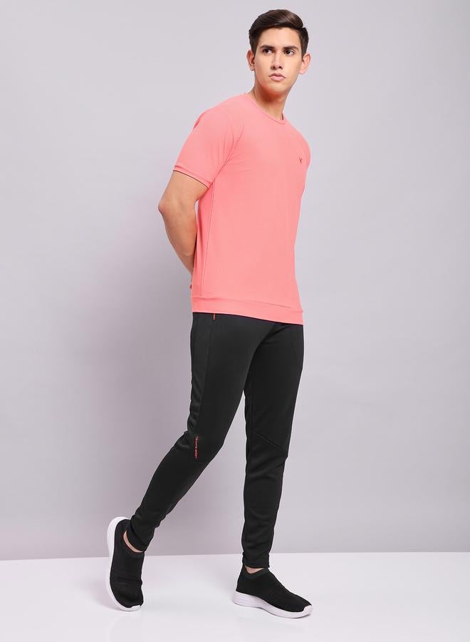 Technosport Mid Rise Solid Slim Fit Trackpants - Image 1