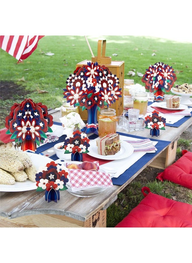 Decor365 Red Blue White Party Centerpiece 4Th July Independence Day Table Decorations Memorial Day Patriotic Party Decorations Bridal Bachelorette Baby Shower Birthday Party Supplies  - Image 4