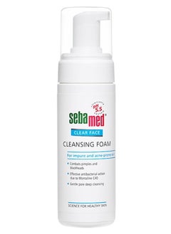 Sebamed Clear Face Cleansing Foam| pH 5.5 | Combats pimples with Montaline C40 | Deep pore cleansing | Dermatologically & clinically tested | 150ml - pzsku/ZEFFAC1D26FDFEFD470B7Z/45/_/1739342956/af6f6254-1c9e-49e7-8102-11f368ddd383