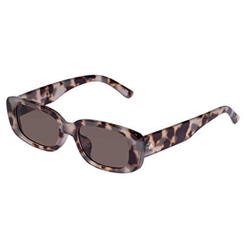 AIRE Ceres Sunglasses Cookie Tort Rectangle Unisex Sleek and Slimline Style - Image 1