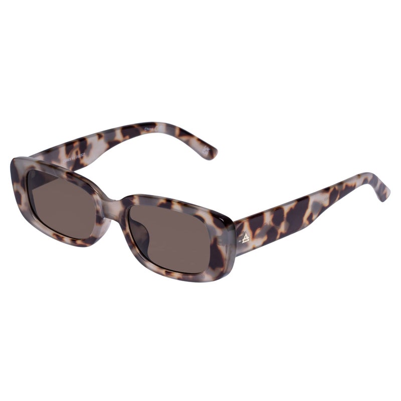 AIRE Ceres Sunglasses Cookie Tort Rectangle Unisex Sleek and Slimline Style - Image 2