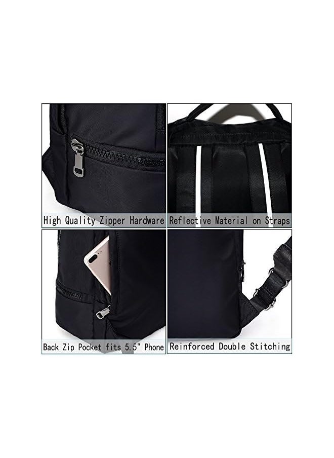 UTO - Fashion Nylon Backpack Functional Gym Sport Hiking Bag Reflective Straps - Image 1