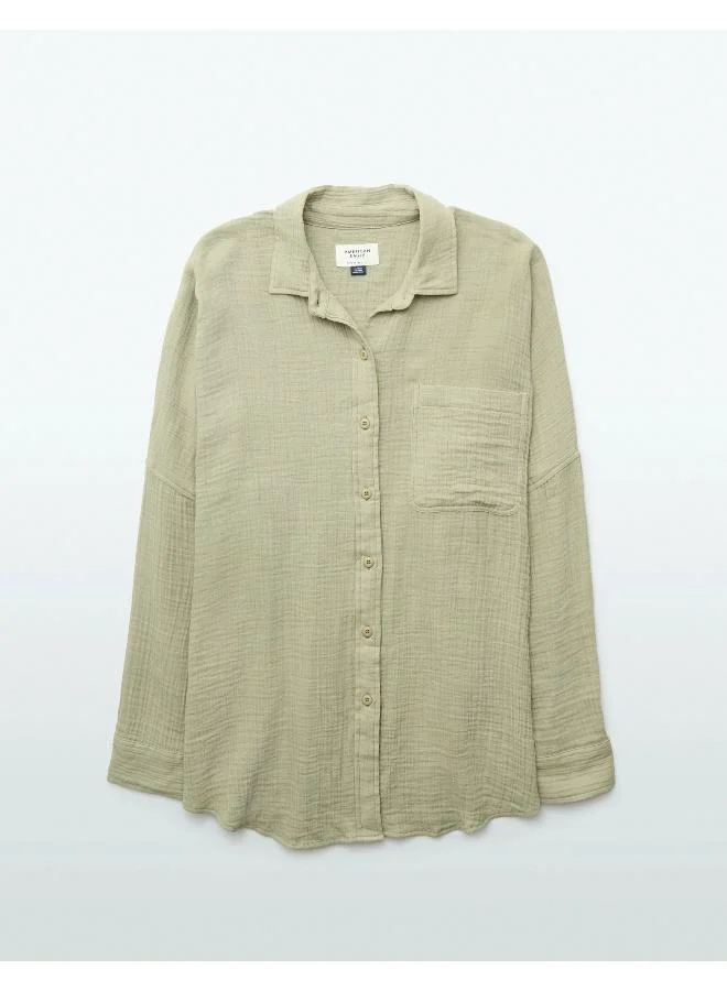 American Eagle AE Go Big Oversized Shirt