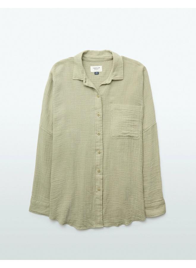 American Eagle AE Go Big Oversized Shirt - Image 2