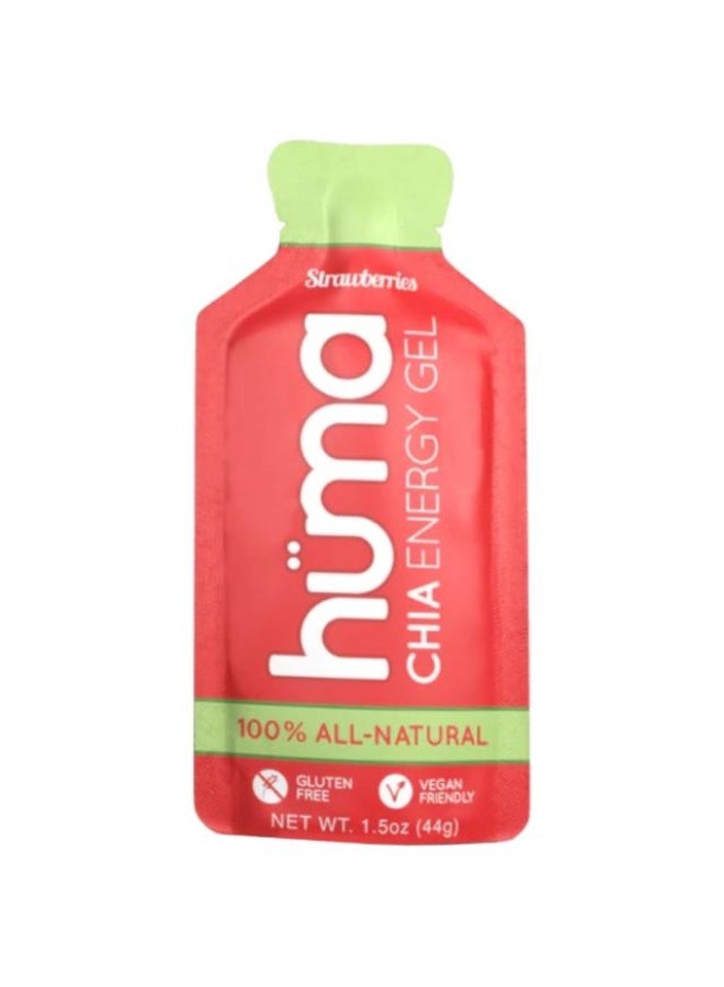 Chia Energy Gel, Strawberries - 43g, United States