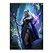Katomula 100 MTG Card Sleeves with 100 Inner Sleeve Textured Back Art Sleeves Fit Standard Size Cards Cat Warlock - Image 3