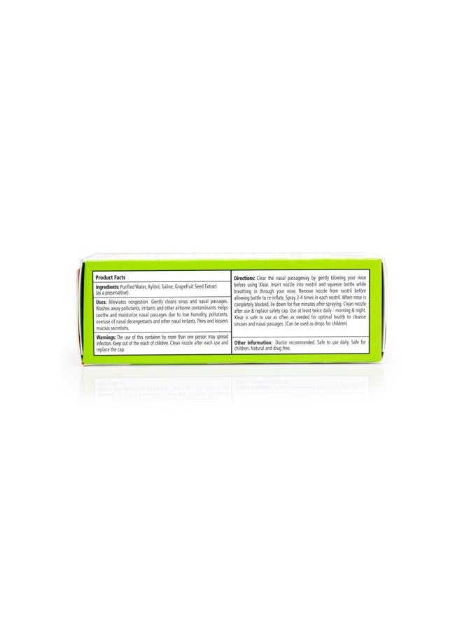Xlear , Xylitol, Natural Saline Nasal Spray, 3 Bottles, .75 fl oz (22 ml) Each - Image 2
