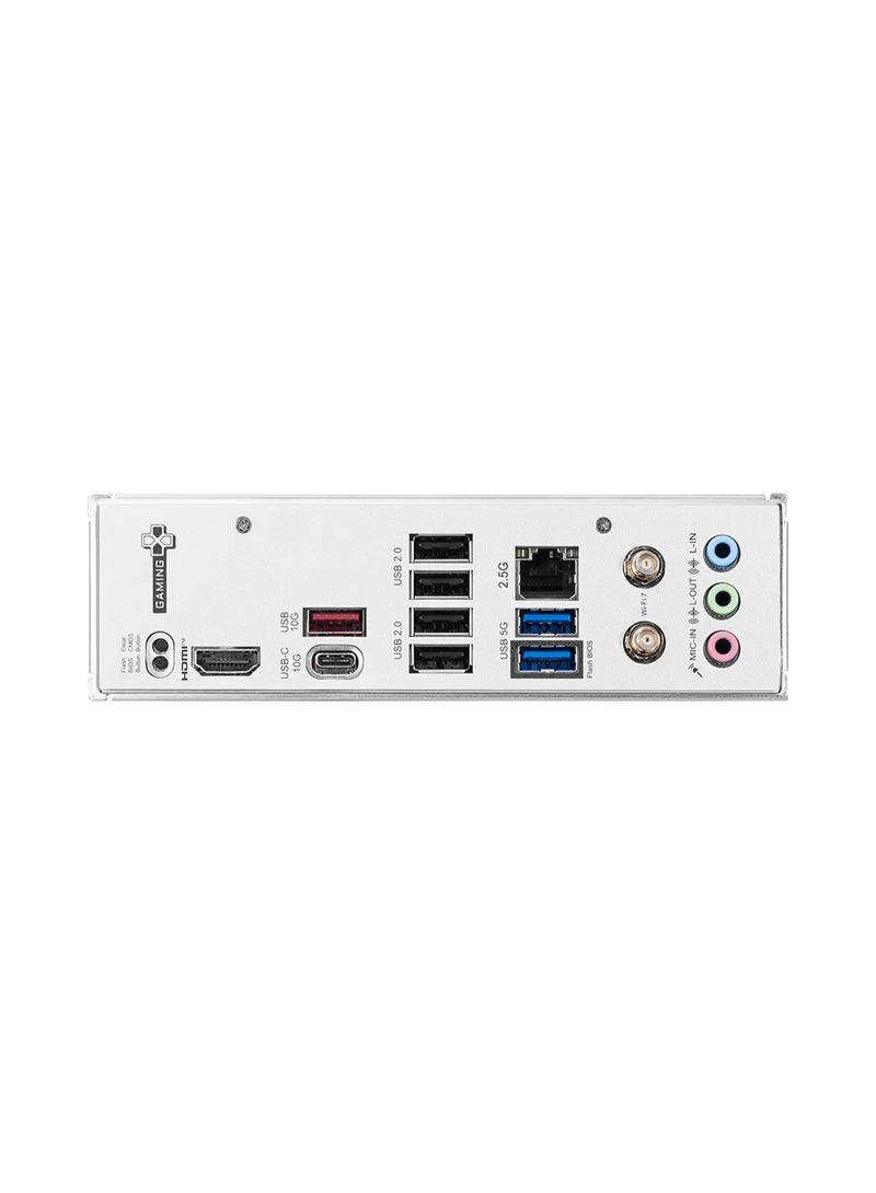 MSI B840 GAMING PLUS WIFI ATX Motherboard – AMD AM5, B840 Chipset, DDR5 256GB (OC 8000+ MT/s), 2× M.2 PCIe 4.0, 4× SATA 6Gb/s, PCIe x16, Wi-Fi 7, 2.5Gb LAN, Realtek 7.1 Audio, HDMI 2.1, USB-C, Flash BIOS, Clear CMOS – Black | 911-7E57-002 - Image 5