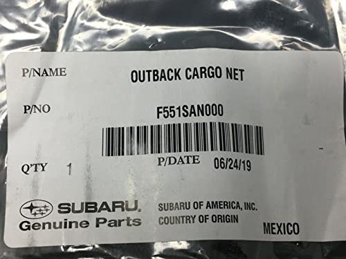 Subaru 20202024 Subaru Outback Rear Compartment Cargo Net Mesh F551SAN000 Genuine OEM - Image 3