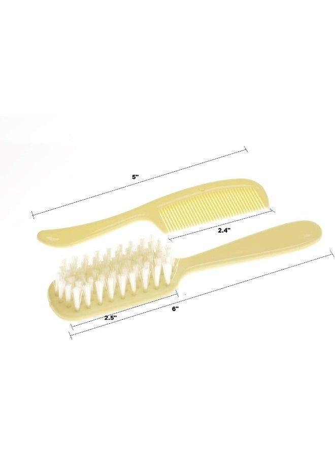 Comfort Axis مجموعة فرشاة ومشط شعر بلاستيكية للأطفال من كومفورت أكسيس - Image 3