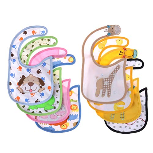 Uber World Bibs for Baby Boy 6 to 12 Months - Waterproof & Quick Dry Cotton Baby Food Feeder - A Toddler Thing with Convenient Velcro Closure (3) - Image 1