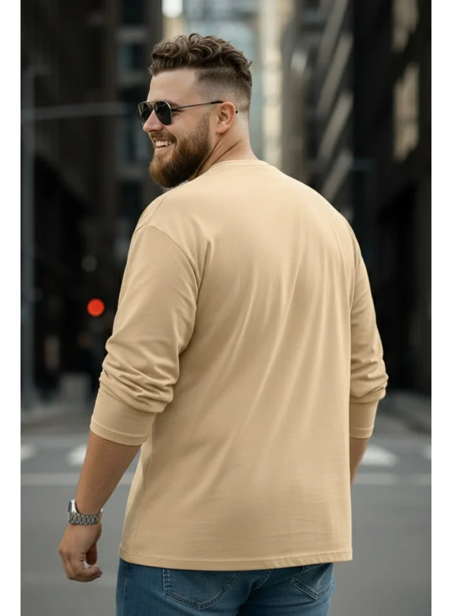 فيردو Veirdo Men’s Oversized , Plus Size  & Regular Fit T-Shirt | Premium Cotton Casual Tee