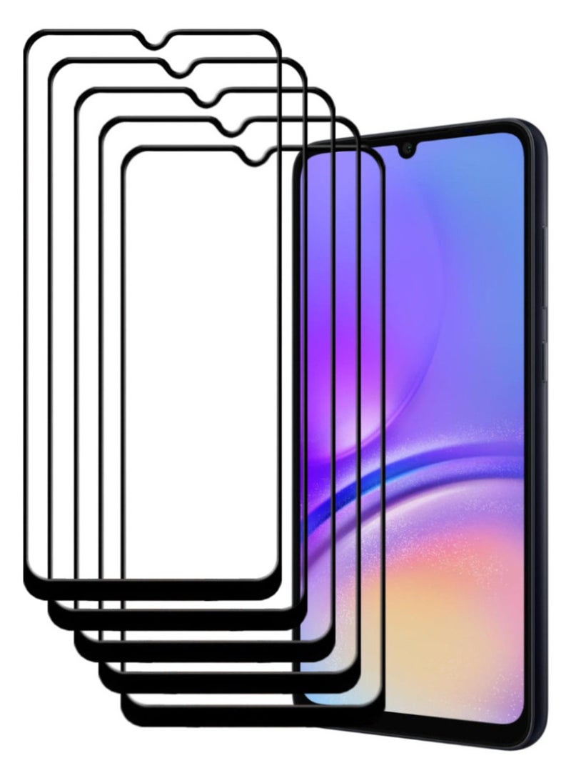 ACLIX 5 Pieces Antistatic ESD Dustproof Premium Quality High Definition Tempered Glass Screen Protector Designed For Samsung Galaxy A05 - Image 1