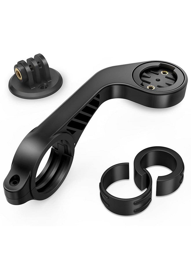 TUSITA Out Front Mount Compatible with Garmin Edge GPS Bike Computer, XOSS G/G+, iGPSPORT - Cycling Handlebar 25.4mm 31.8m - Image 1