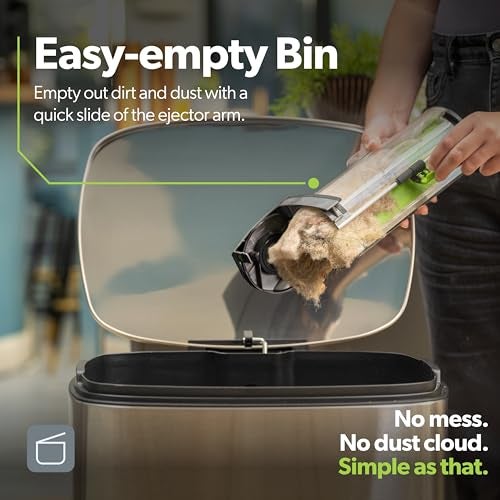 Gtech AirRAM MK2 Cordless Vacuum Cleaner with Powered Brush Head - Perfect for Carpet and Hardwood Floors - Rechargeable 22v Li-ion Battery - Lightweight (7 lbs.) - Image 3