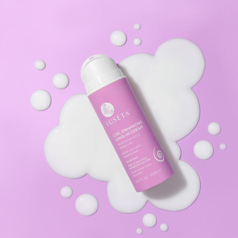 L LUSETA Luseta Curl Defining Cream Enhances Waves and Curls Hydrating and Moisturizing Leave in Cream for Curly Hair Frizz Control Add Shine Sulfate Free 5.07 oz - Image 5