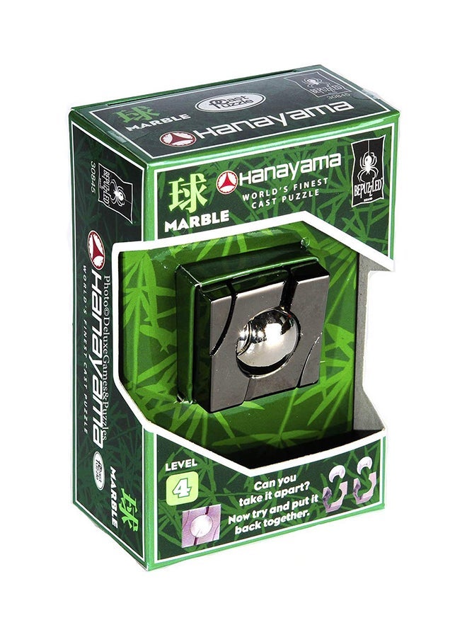 نيبمينينت Marble Cast Metal Brain Teaser Puzzle 3.2 x 1.9centimeter - Image 2