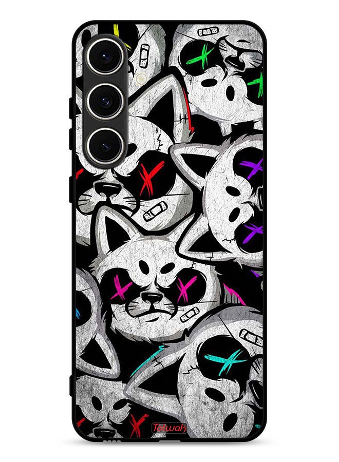 Tolwak Samsung Galaxy A36 5G Protective Case Cover Marshmallow Cats - Image 1