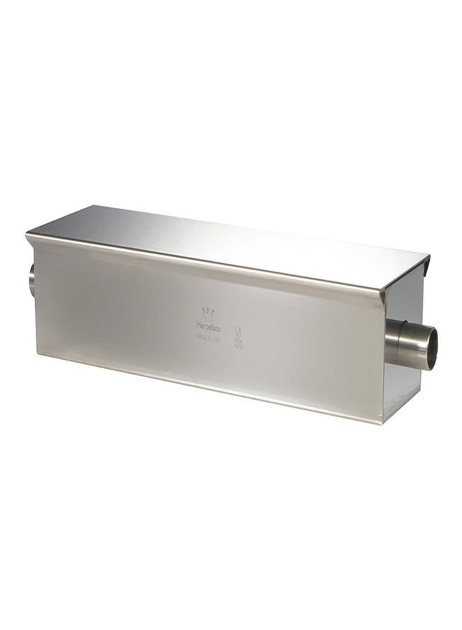 Martellato 30TC51F Heavy Stainless Steel Loaf Mold 30.4 Ounce with Tubular Center to Fill Cake After Baking - Image 1