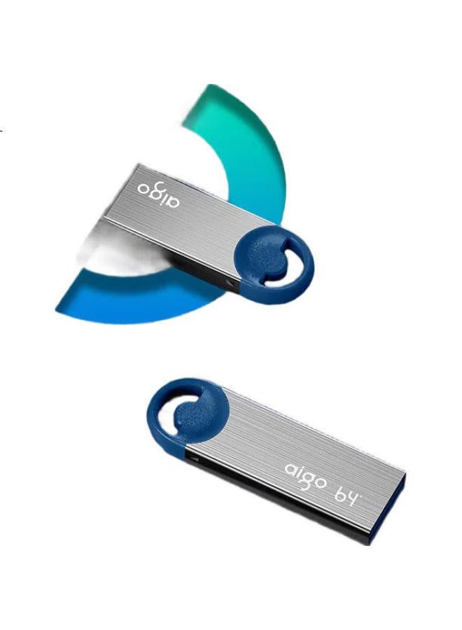 Aigo 64Gb Usb2.0 U212 Silver Metal Smile Office Series U Disk - Image 3